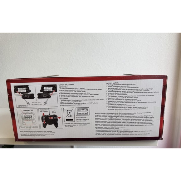 RC Play Zone Stunt Motorcycle Remote Control New Never Used - Picture 6 of 6